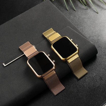 Luminous Led Student Digital Magnet Buckle Men&