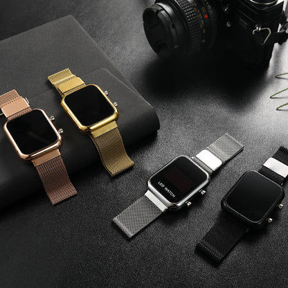 Luminous Led Student Digital Magnet Buckle Men&